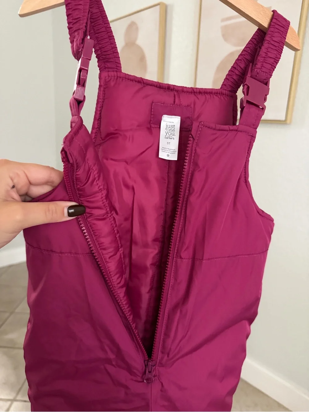 Carter’s Berry Snow Bib Overalls